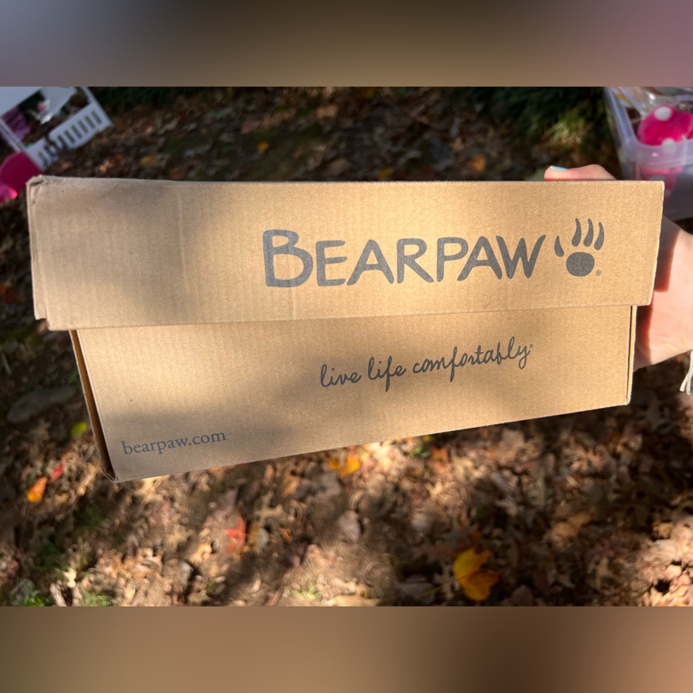 Bear Paw Pink Slippers
